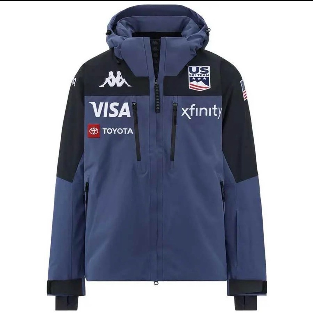 Kappa Men's large Blue and Black Ski Jacket